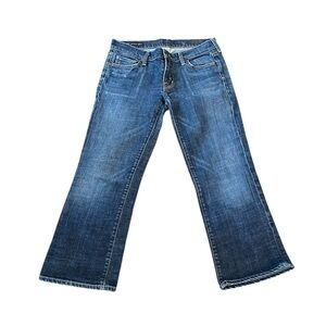 Citizens Of Humanity Kelly # 063 Low Waisted Cropped Stretch Size 27